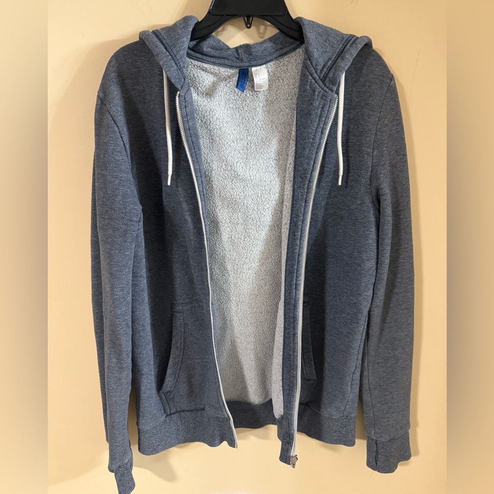 Divided Men's Heather Gray Zip-Up Sweater